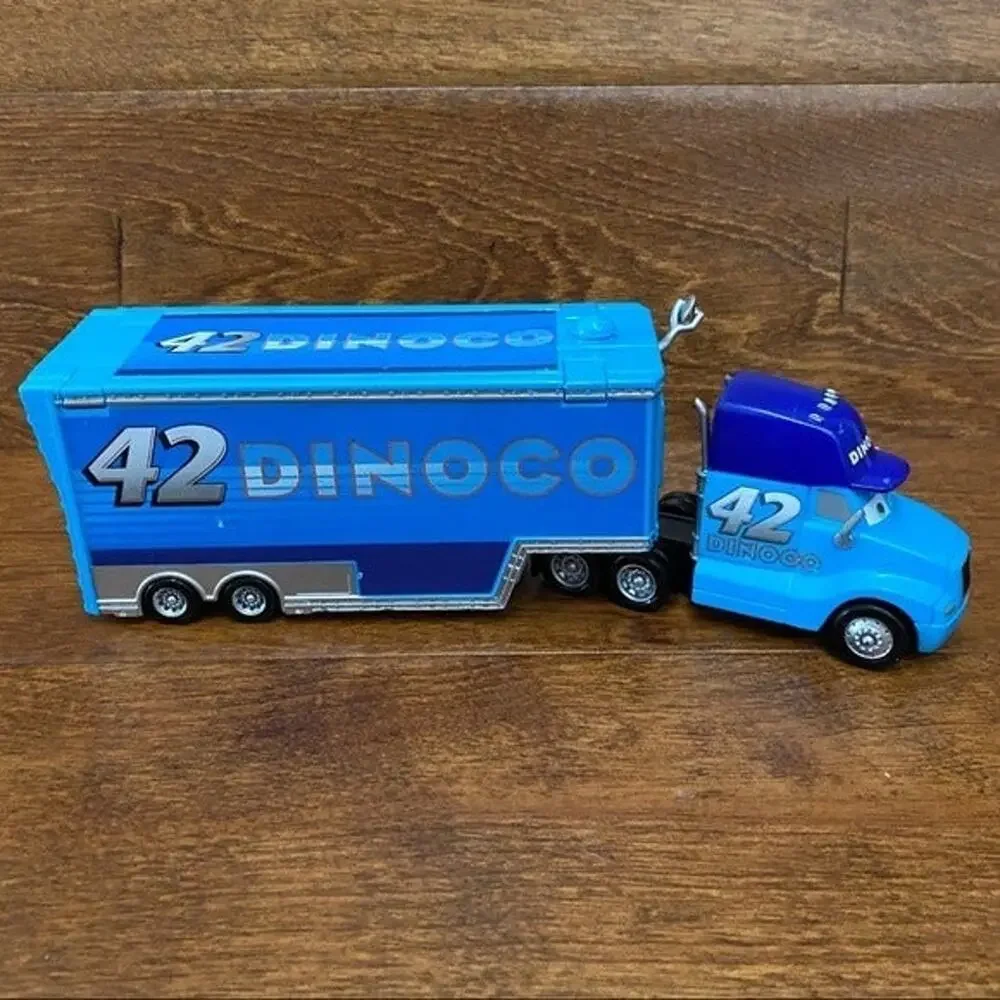 DISNEY PIXAR Cars Vintage Dinoco Cal Weathers Hauler Semi Truck 42 - Picture 9 of 9